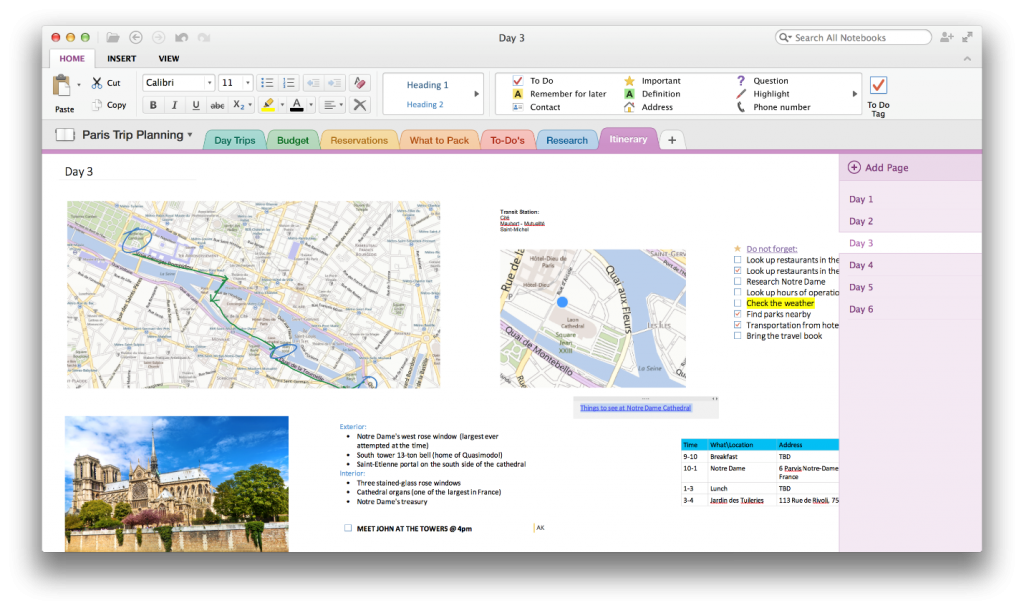 what is the onenote equivalent for mac